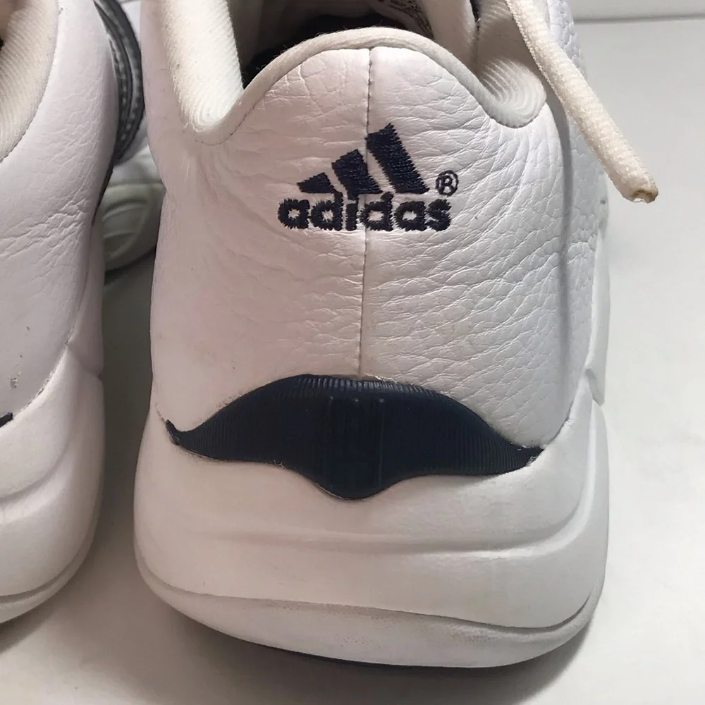 Adidas White & Blue Stripe Men's Shoes Size 13